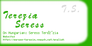 terezia seress business card